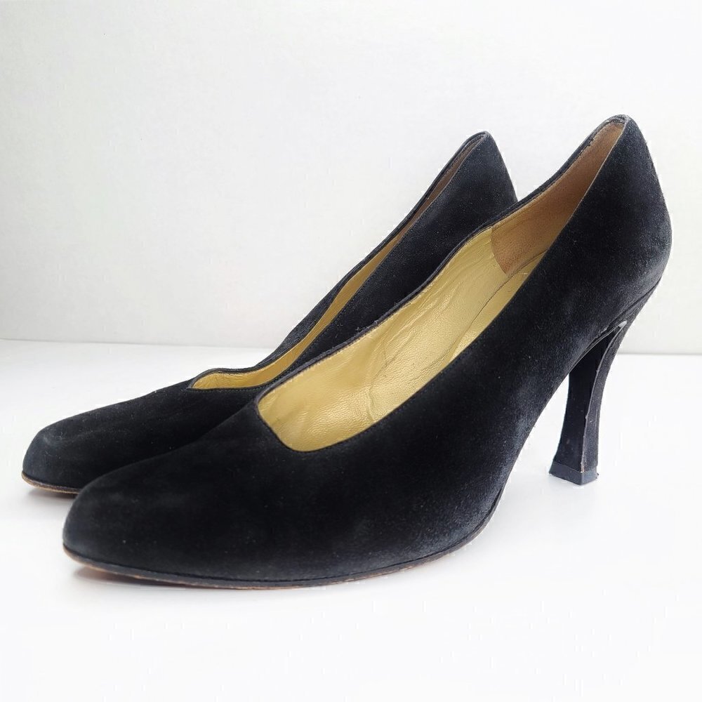 CHARLES JOURDAN VINTAGE  SUEDE SEXY HEELS